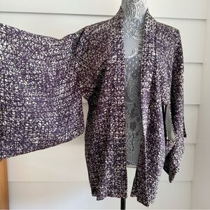 Vintage Shibori Haori Kimono Jacket